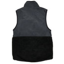 Nike Black and Grey Sherpa Fleece Gilet (S)