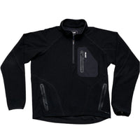 Palace Run It Black and White Thermal Quarter Zip Jumper (L)