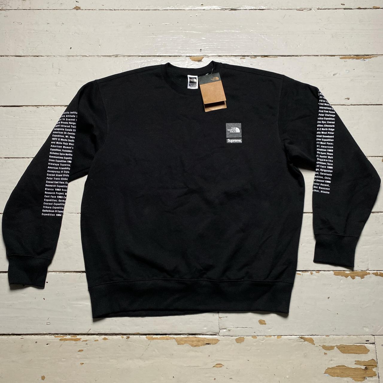 The North Face Supreme Black and White Jumper