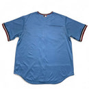 Nike Minnesota Twins Baby Light Blue and Red Baseball Jersey (XL)