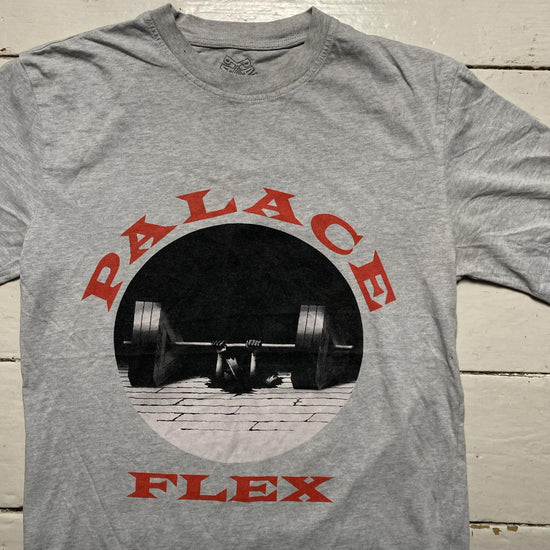 Palace Flex Gym Grey Black and Red T Shirt (S)