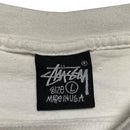 Stussy Charlie Dont Surf Vintage 90’s Single Stitch T Shirt White