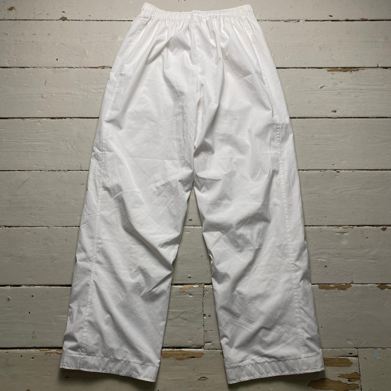 Nike Vintage y2k Baggy Shell Trackpant Bottoms White