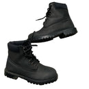 Dickies Black Leather Boots (UK 8)