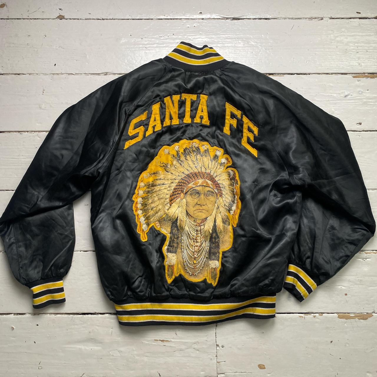 West Ark Santa Fe Red Indian Bomber Baseball Jacket