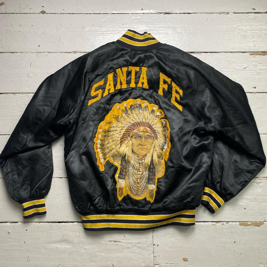 West Ark Santa Fe Red Indian Bomber Baseball Jacket