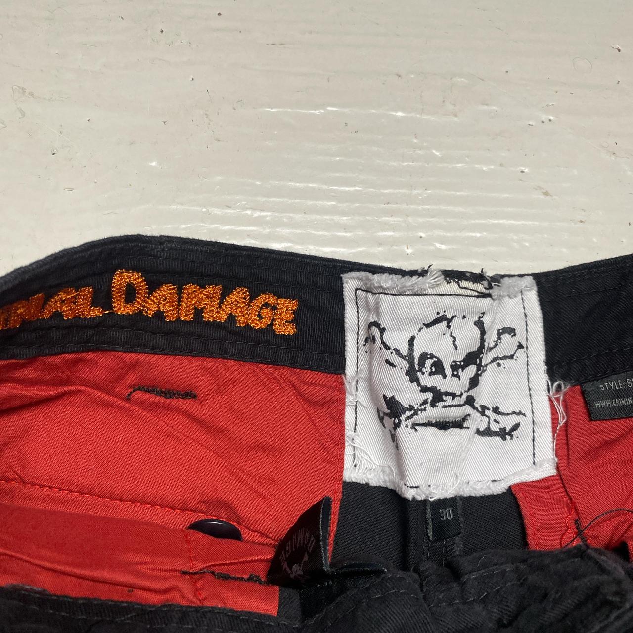 Criminal Damage Baggy Vintage y2k Cargo Combat Trousers