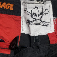 Criminal Damage Baggy Vintage y2k Cargo Combat Trousers (30W)
