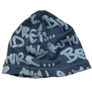 B Side Wale Adeyemi Blue Graffiti Beanie Hat