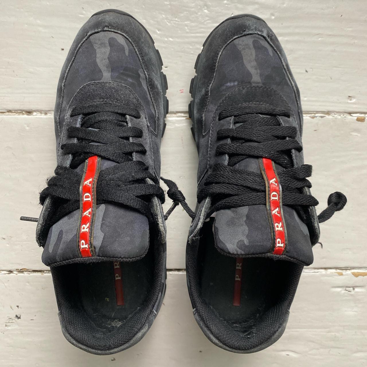 Prada Runners Camouflage Grey