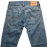 Levis 907 Vintage Flared Baggy Distressed Jeans (34W)