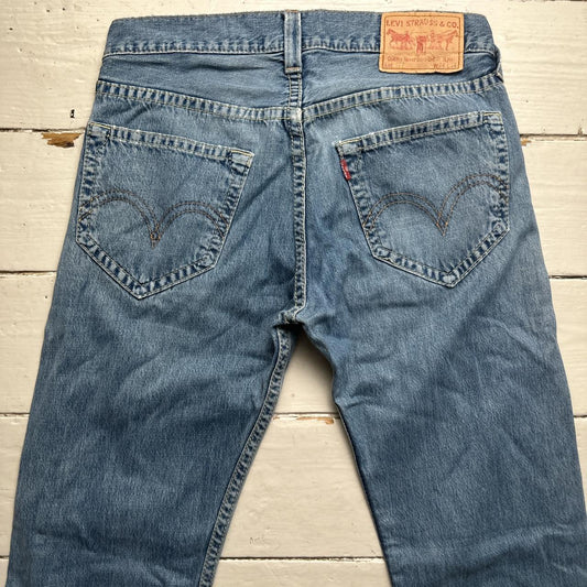 Levis 907 Vintage Flared Baggy Distressed Jeans