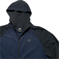 Nike Tech Fleece Two Tone Navy and Black Hoodie (L)