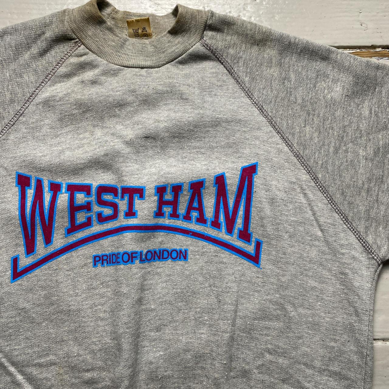 West Ham Vintage Pride of London Grey Clarinet and Blue Grey Jumper