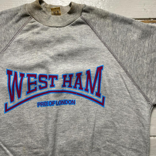 West Ham Vintage Pride of London Grey Clarinet and Blue Grey Jumper