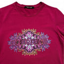 Roberto Cavalli Floral Womens Pink T Shirt (M)