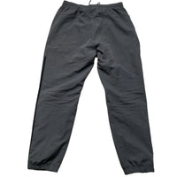 Adidas Grey and Black Shell Trackpant Bottoms (L)