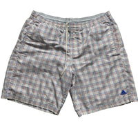 Adidas Vintage White Red and Blue Shell Trackpant Shorts (L)
