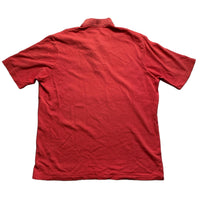 Burberrys Burberry Vintage Salmon Pink and Cream Polo Shirt (M)
