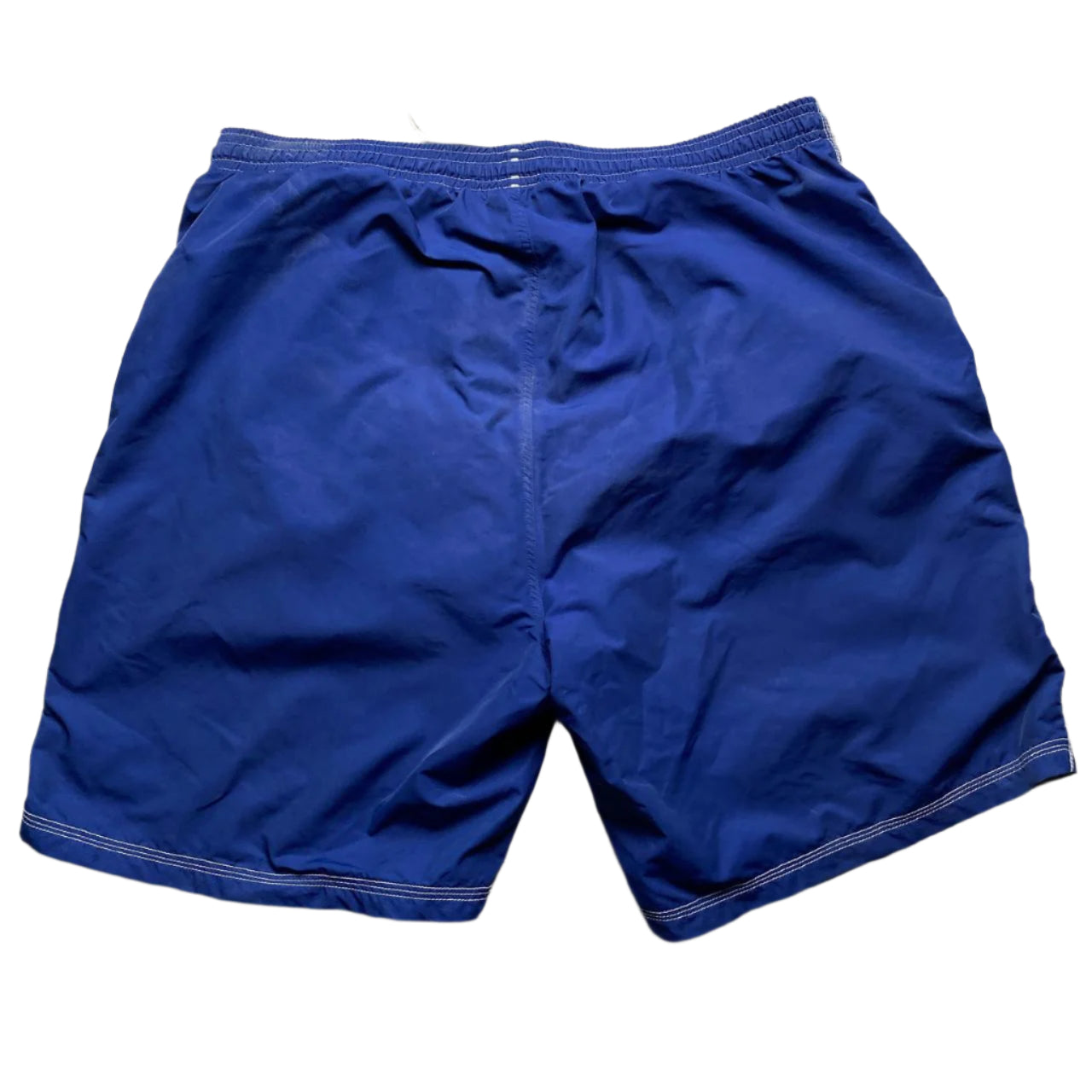 Hugo Boss Blue and White Swim Shorts (XL)