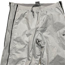 Nike Vintage y2k Shell Trackpant Baggy Bottoms Silver White and Black (S)