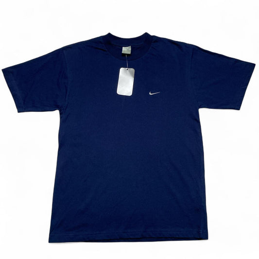 Nike Vintage y2k Navy and Grey T Shirt (S)