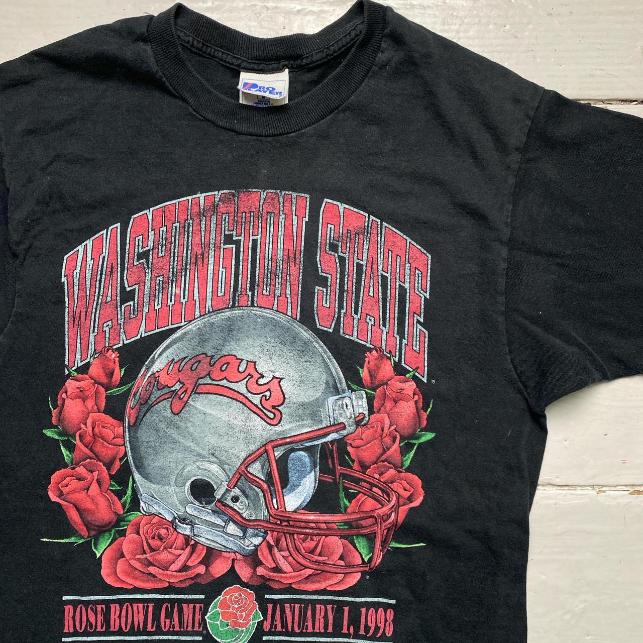 Washington State Cougars Rosebowl Game 1998 Vintage Single Stitch T Shirt