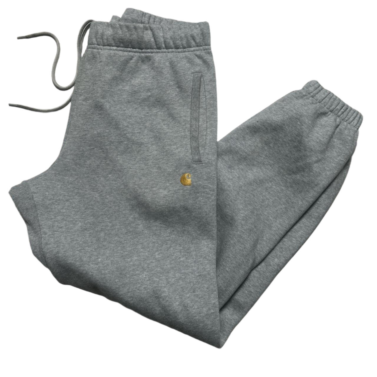 Carhartt WIP Grey Chase Sweat Pant Joggers (M)