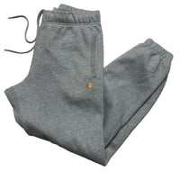 Carhartt WIP Grey Chase Sweat Pant Joggers (M)