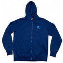 Nike Air Navy Blue and White Swoosh Hoodie (L)