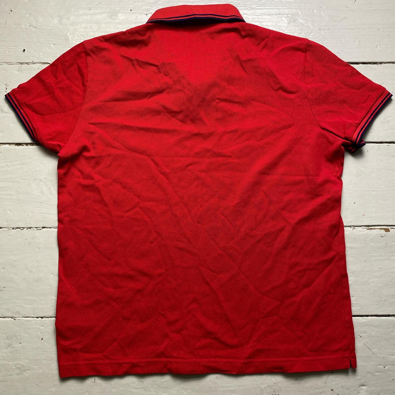 Moncler Red Polo Shirt