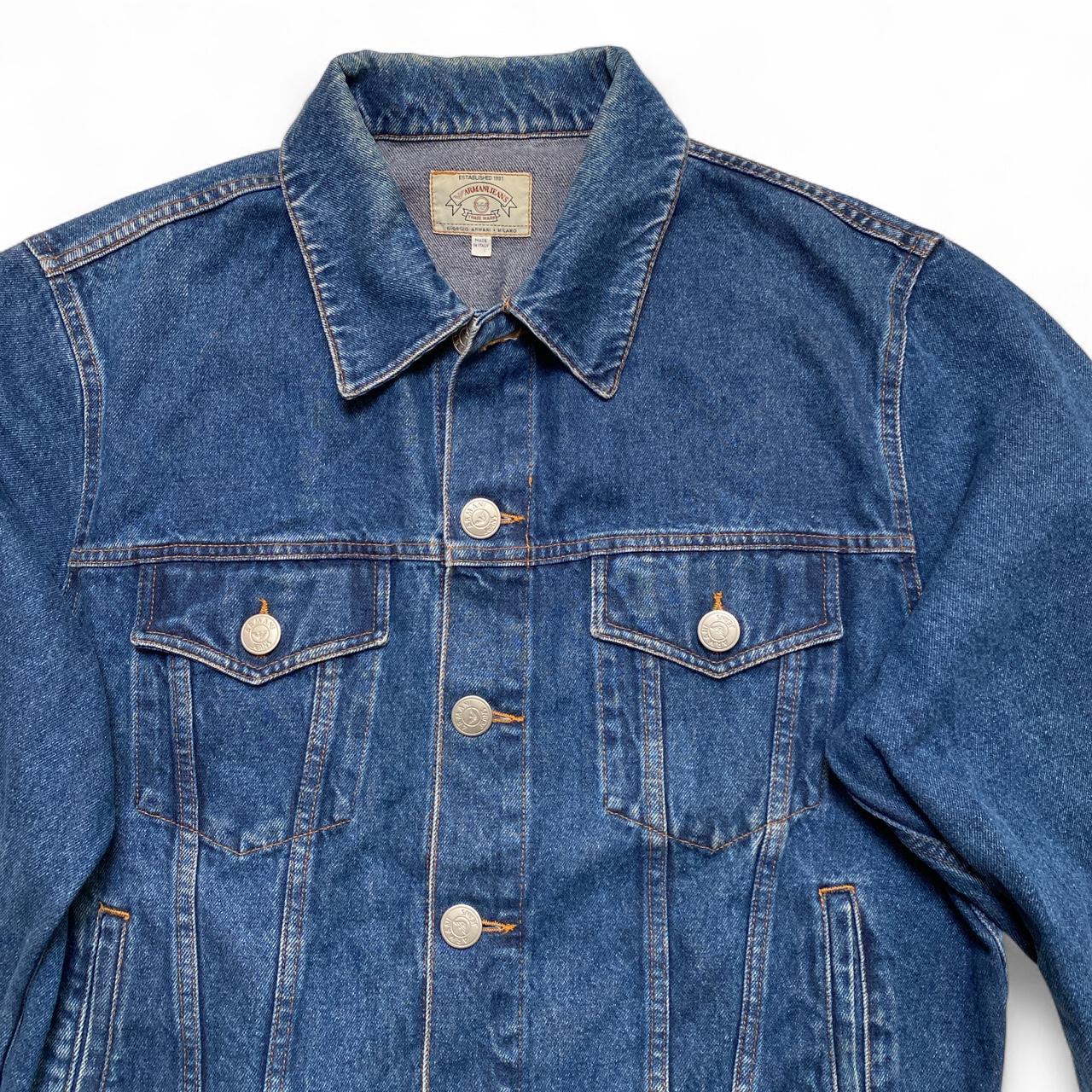 Armani Jeans Vintage Navy Blue Denim Jacket