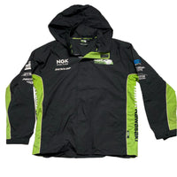 Hawk Kawasaki Windbreaker Jacket Black and Green (S)