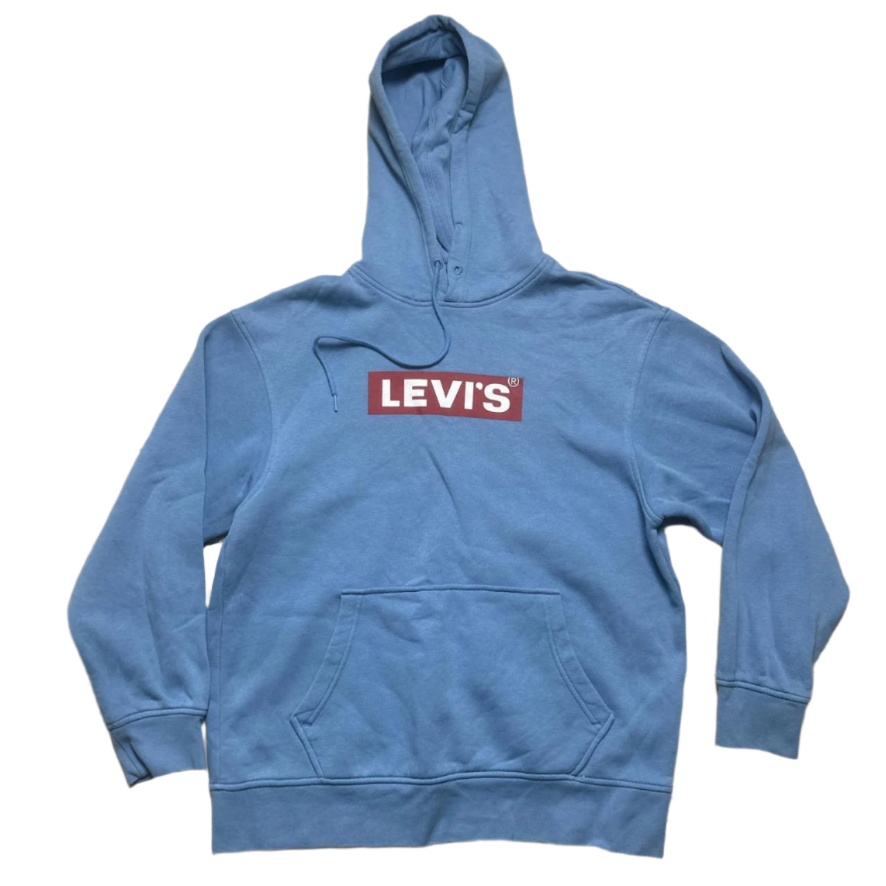Levis Light Blue and Red Hoodie (M)