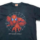 Spiderman Vintage y2k Black and Red Michael T Shirt (XL)