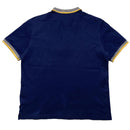 Prada Milano Navy and Yellow Polo Shirt (M)
