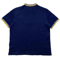 Prada Milano Navy and Yellow Polo Shirt (M)