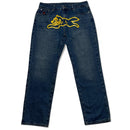 Ice Cream Billionaire Boys Club Running Dog Blue and Yellow Jeans (36W)