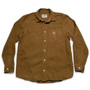 Carhartt Brown Regular Long Sleeve Button Shirt (XL)