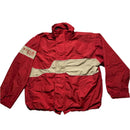 Stepson Vintage USA Red and Cream Puffer Jacket (L)