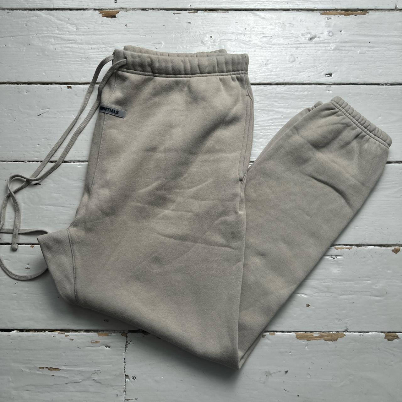 Essentials Fear Of God Beige Cream Baggy Joggers