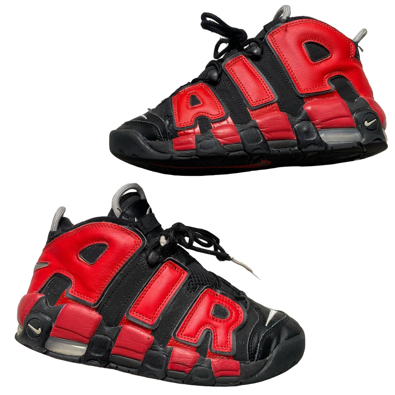Nike Air Uptempo Black Navy and Red (UK 5)
