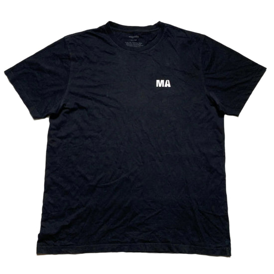 Maharishi Pacifist Military Design Black and White T Shirt (2XL)