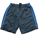 Adidas Vintage Performance Essentials Shell Track Pant Tri Tone Blue and Grey Shorts (M)