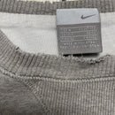Nike Grey and White Swoosh Vintage Jumper (M)