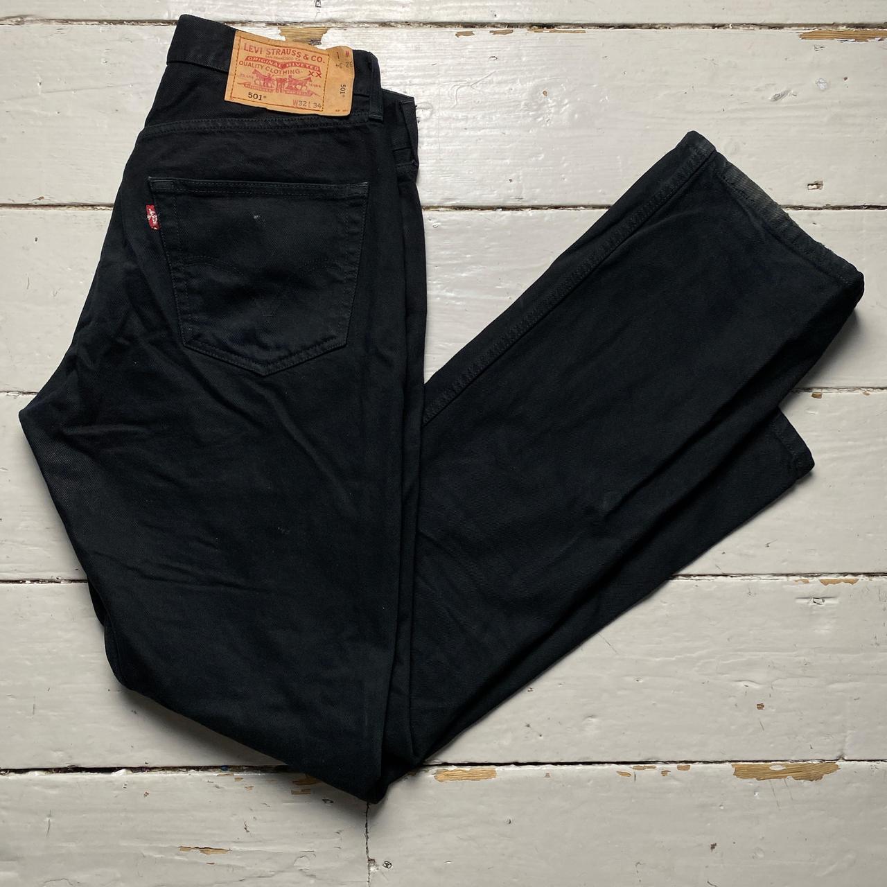 Levis 501 Vintage Black Baggy Jeans