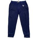 True Religion Navy and White Baggy Joggers (L)