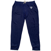 True Religion Navy and White Baggy Joggers (L)