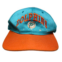 Miami Dolphins Vintage 90’s Turquoise Blue and Orange Cap