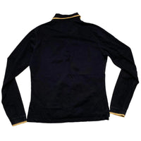 Vivienne Westwood Black and Yellow Long Sleeve Polo Shirt (L)